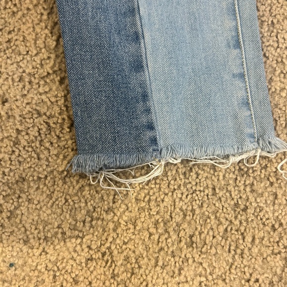 Pacsun High Rise Straight 2 Tone Jeans - Picture 2 of 6
